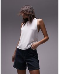 TOPSHOP - Soft Loose Tank Top - Lyst