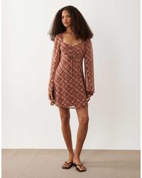 Wednesday's Girl - Floaty Angel Sleeve Dress - Lyst