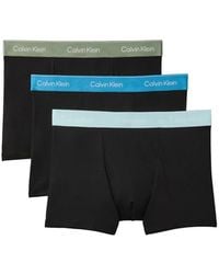 Calvin Klein - Icon Cotton Stretch 3 Pack Relaxed Trunks - Lyst