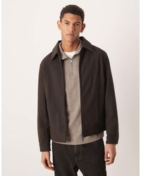 Mango - Zip Through Harrington Jacket - Lyst