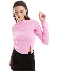 & Other Stories - Plisse Top With Split Detail - Lyst