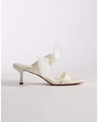 ASOS - Honeymoon Bow Detail Mid Heel Mules - Lyst