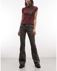 TRUE RELIGION - Low Rise Flare Jeans - Lyst