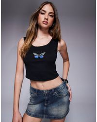 HUGO - Vest Top - Lyst