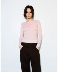 Pull&Bear - Double Long Sleeve T-Shirt - Lyst