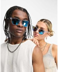 Oakley - Frogskins Square Festival Sunglasses With Reflective Lens - Lyst