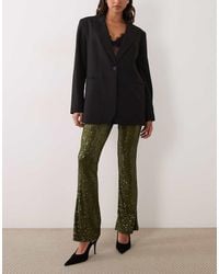 ASOS - Allover Sequin Flare Trousers - Lyst