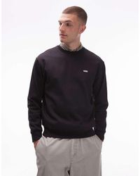 Vans - Regular-Fit Sweatshirt Met Logo Links Op De Borst - Lyst