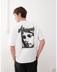 Weekday - T-shirt décontracté avec imprimé au dos - Lyst
