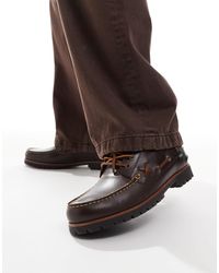 Polo Ralph Lauren Ranger Deck Leather Boat Shoes in Brown Polo Ralph Lauren Ranger Deck Leather Boat Shoes in Brown