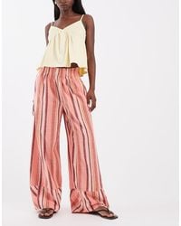 Free People - Days End Solar Linen Pants - Lyst