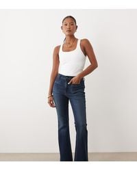 GOOD AMERICAN - Petite Good Waist Flare Jeans - Lyst
