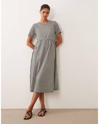 Threadbare - Jersey Short Sleeve Midi Dress - Lyst