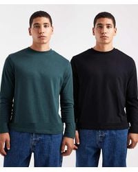 ASOS - Essentials 2 Pack Regular Fit Long Sleeves T-Shirt - Lyst