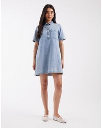 JJXX - Denim Mini Dress - Lyst