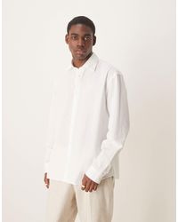 SELECTED - – langärmliges hemd aus seersucker - Lyst