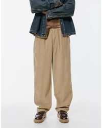 Pull&Bear - Corduroy Baggy Joggingbroek - Lyst