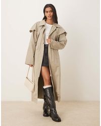 Vrg Grl - Longline Mac Coat - Lyst
