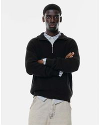 Pull&Bear - Pull à col zippé - Lyst