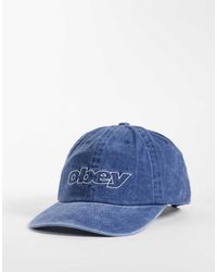 Obey - Pet Met 6 Panelen, Strapbacksluiting En Pigment Outline-Logo - Lyst