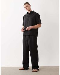 ASOS - Loose 100% Linen Pants - Lyst