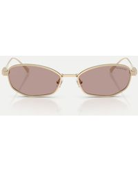 Swarovski - Rectangle Sunglasses With Lens - Lyst