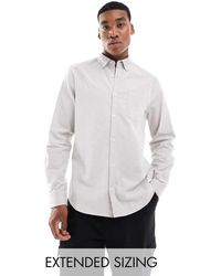 ASOS - Regular Stretch Oxford Shirt - Lyst