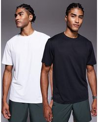 4505 - Icon Training T-Shirt With Quick Dry 2 Pack - Lyst