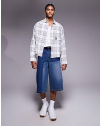 Liquor N Poker - Extra baggy Denim Shorts - Lyst