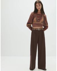 Pull&Bear - – hose mit weitem bein - Lyst