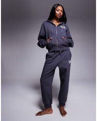 EA7 - Armani Zip Hoodie Logo Tracksuit Set - Lyst
