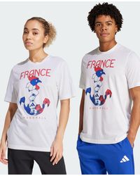 adidas Originals - France Handball Climacool Graphic Tee - Lyst