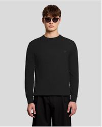 Lyle & Scott - Tonal Superfine Crew Neck Jumper - Lyst