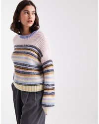 Vero Moda - – premium – strickpullover mit streifen - Lyst