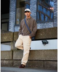ASOS - – kastiger, flauschiger strickpullover - Lyst