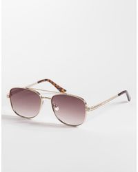 New Look - Mini Aviator Sunglasses - Lyst