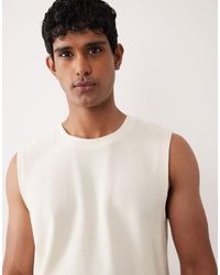 Jack & Jones - Débardeur côtelé texturé - cassé - Lyst
