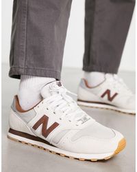 New Balance - 373 - sneakers sporco e marroni - Lyst