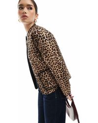 Vero Moda - Chaqueta Guateada Con Estampado De De - Lyst