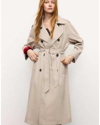 Stradivarius - Long Flowing Trench Coat - Lyst