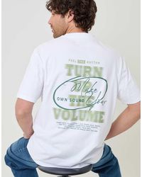 Threadbare - Relaxed Fit Graphic Cotton T-Shirt - Lyst