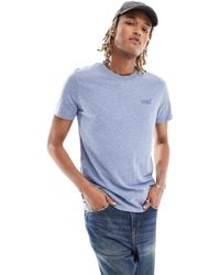 Superdry - Essential - t-shirt en coton à logo - pastel chiné - Lyst