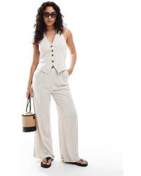 Miss Selfridge - Elegante Broek Met Wijde Pijpen - Lyst