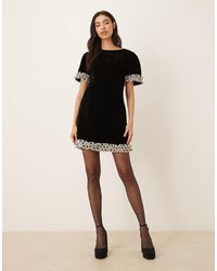 Sister Jane - City Velvet Mini Dress - Lyst