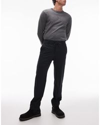 Mango - Pantalones De Corte Slim Con Cordón Ajustable En La Cintura De - Lyst