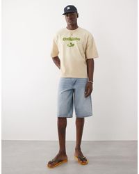 Levi's - 405 Standaard Denim Short Met Lichte Wassing - Lyst