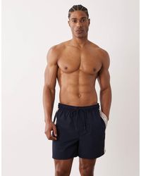 Calvin Klein - Taped Logo Drawstring Swim Short - Lyst
