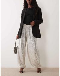 ASOS - Sheer Sequin Balloon Trouser - Lyst