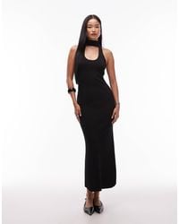 SNDY'S - – hochwertiges maxikleid aus rippstrick - Lyst