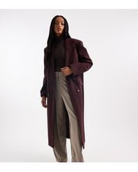 ASOS - Asos Design Tall Oversized Dad Coat - Lyst